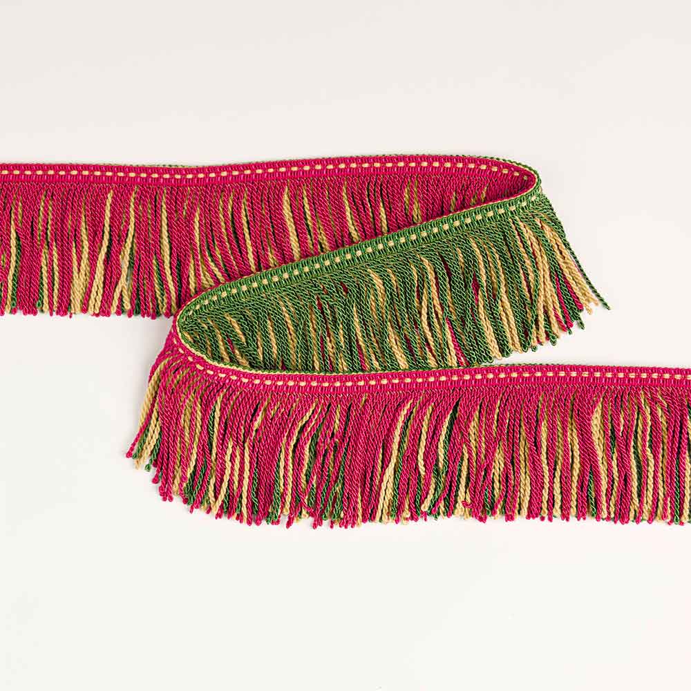 Louison Fuchsia & Pin Passementerie