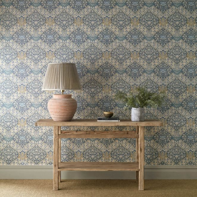 Norbury Woad & Linen Wallpaper