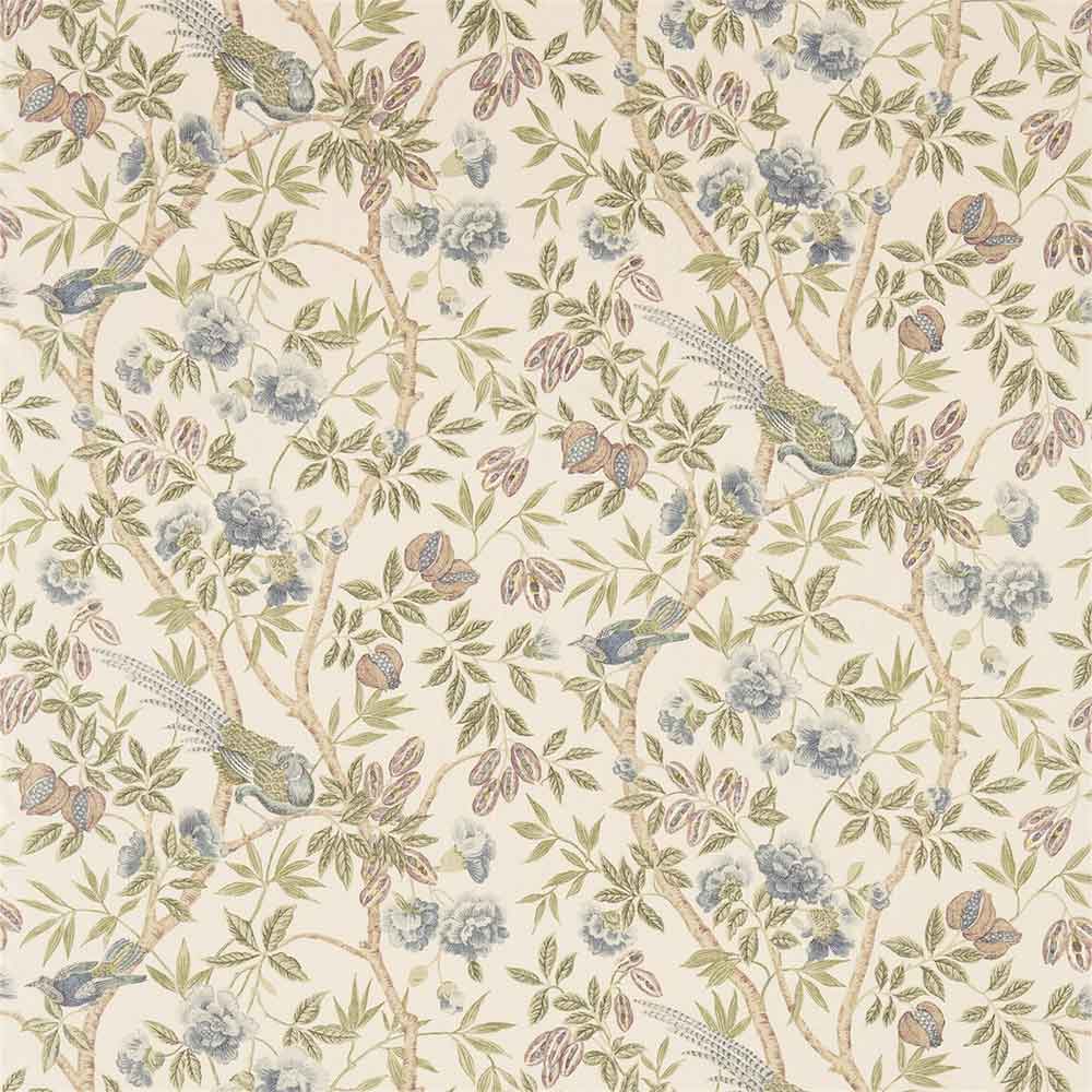 Abbeville Blue & Ivory Fabric