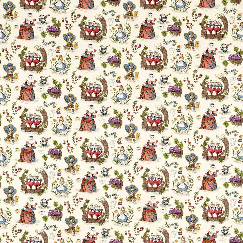 Alice in Wonderland Hundreds & Thousands Fabric