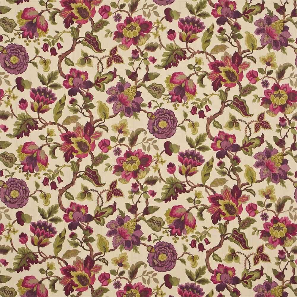 Amanpuri Mulberry & Olive Fabric