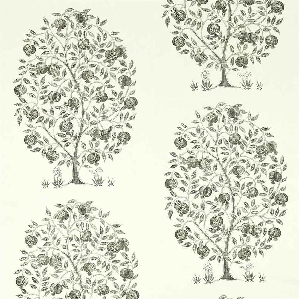 Anaar Tree Charcoal Fabric