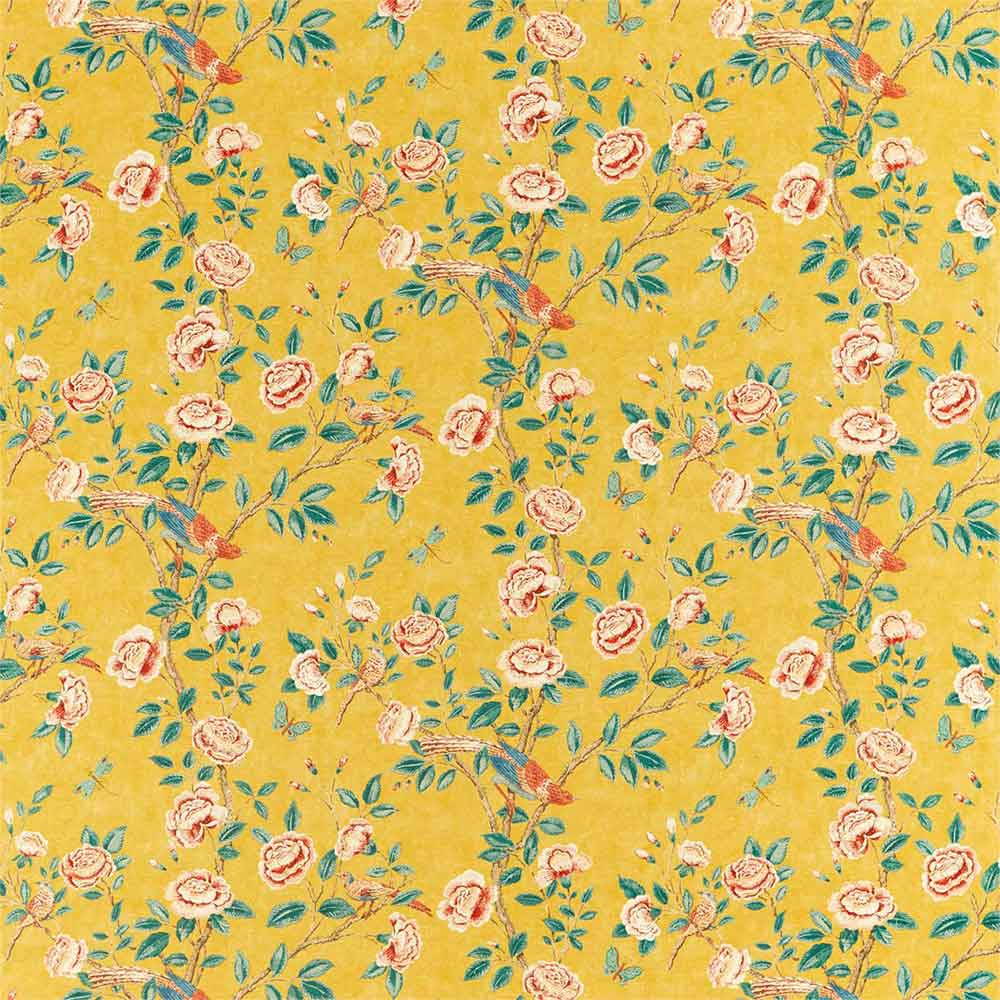 Andhara Saffron & Teal Fabric