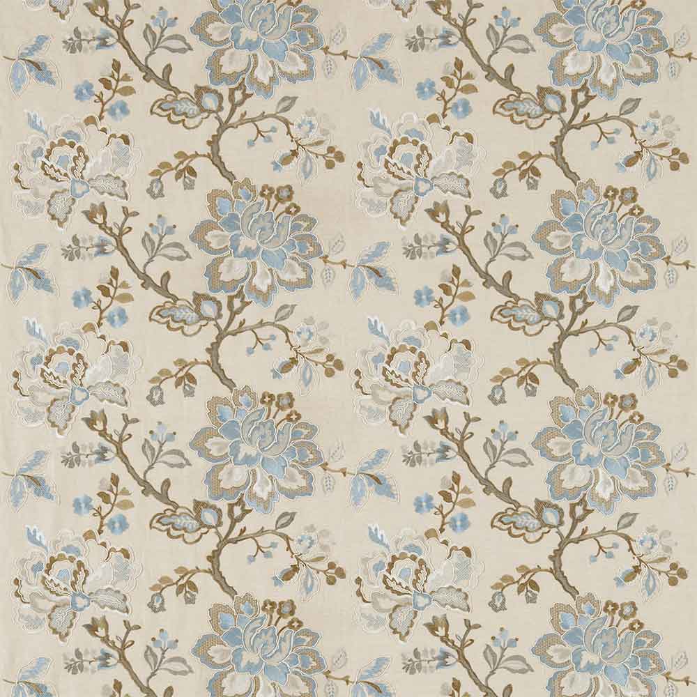 Angelique Wedgwood & Sable Fabric