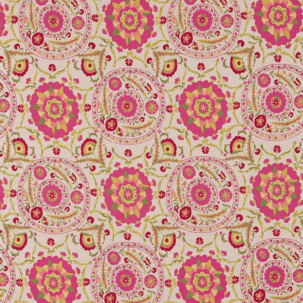 Anthos Cerise & Lime Fabric