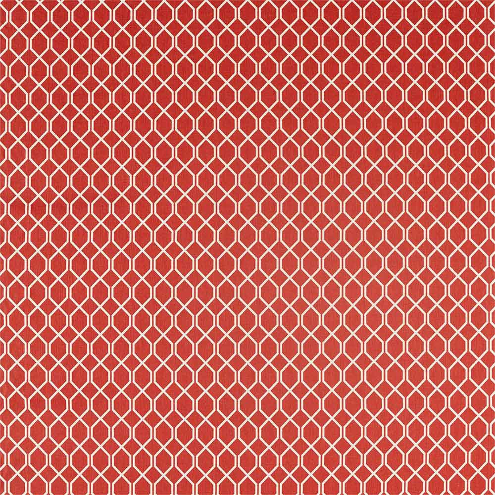 Botanic Trellis Bengal Red Fabric