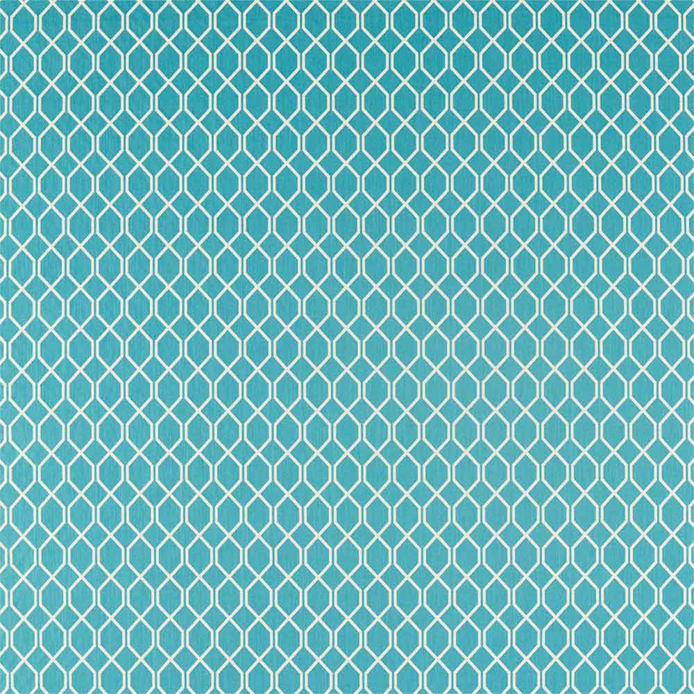 Botanic Trellis Tropical Palm Fabric