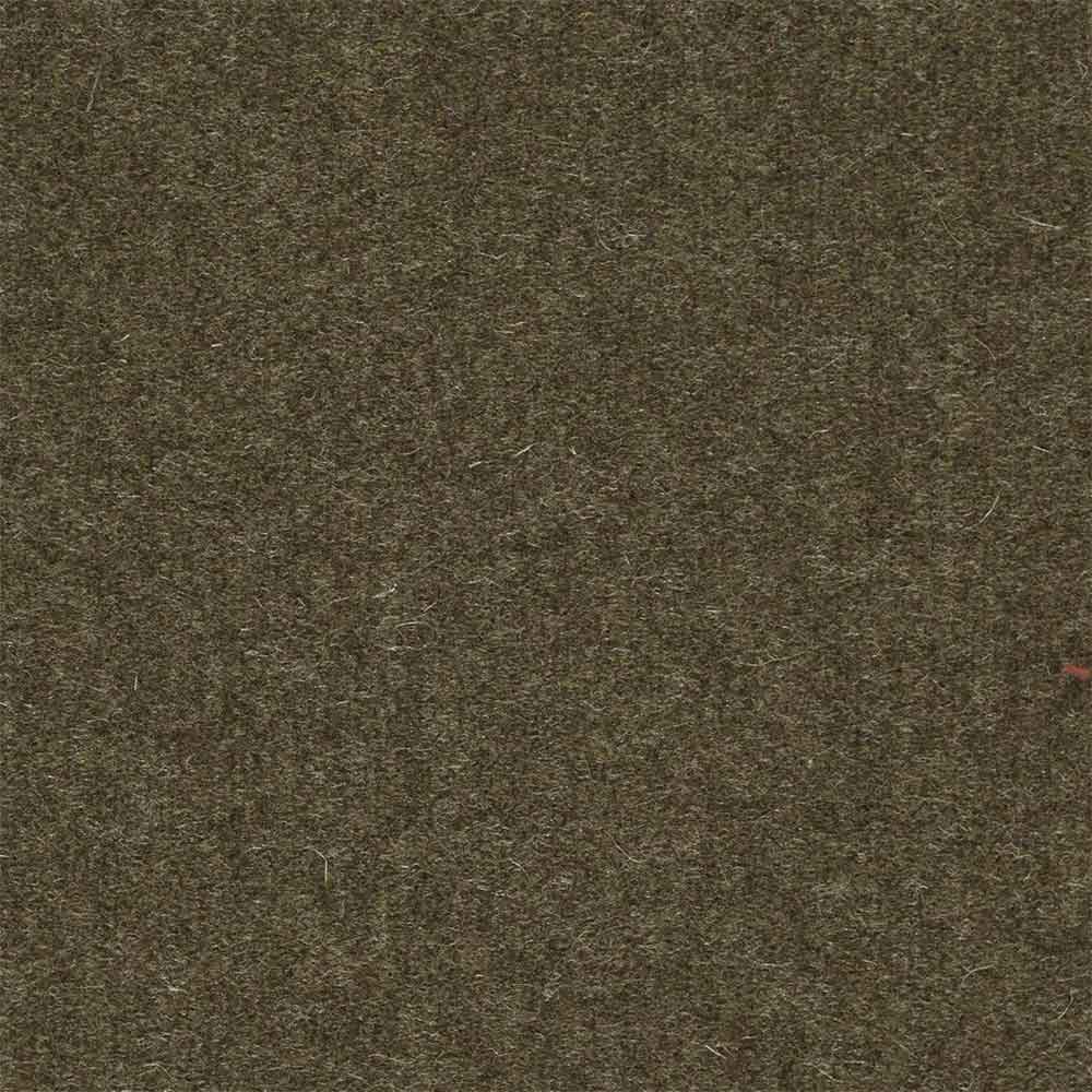 Byron Wool Plain Moss Fabric