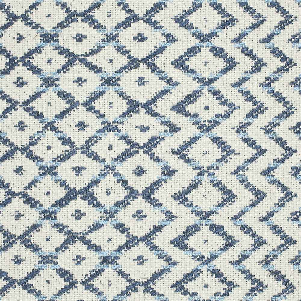 Cheslyn Indigo & Ivory Fabric