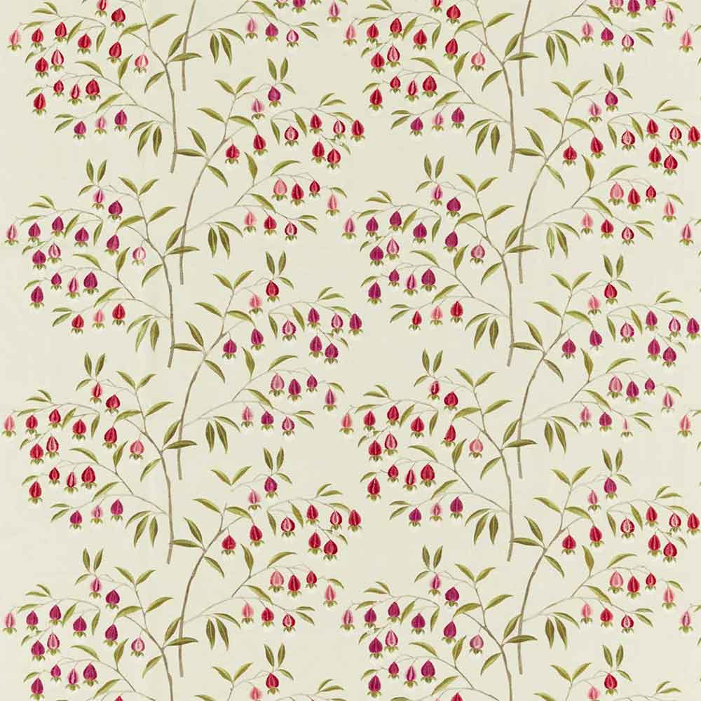 Chinese Lantern Wild Plum Fabric