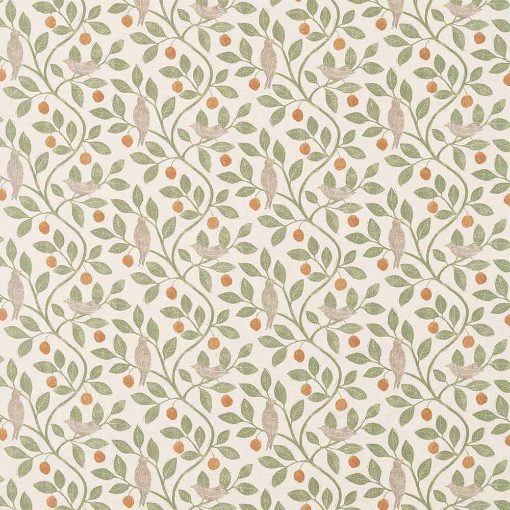 Damson Tree Brick & Fennel Fabric