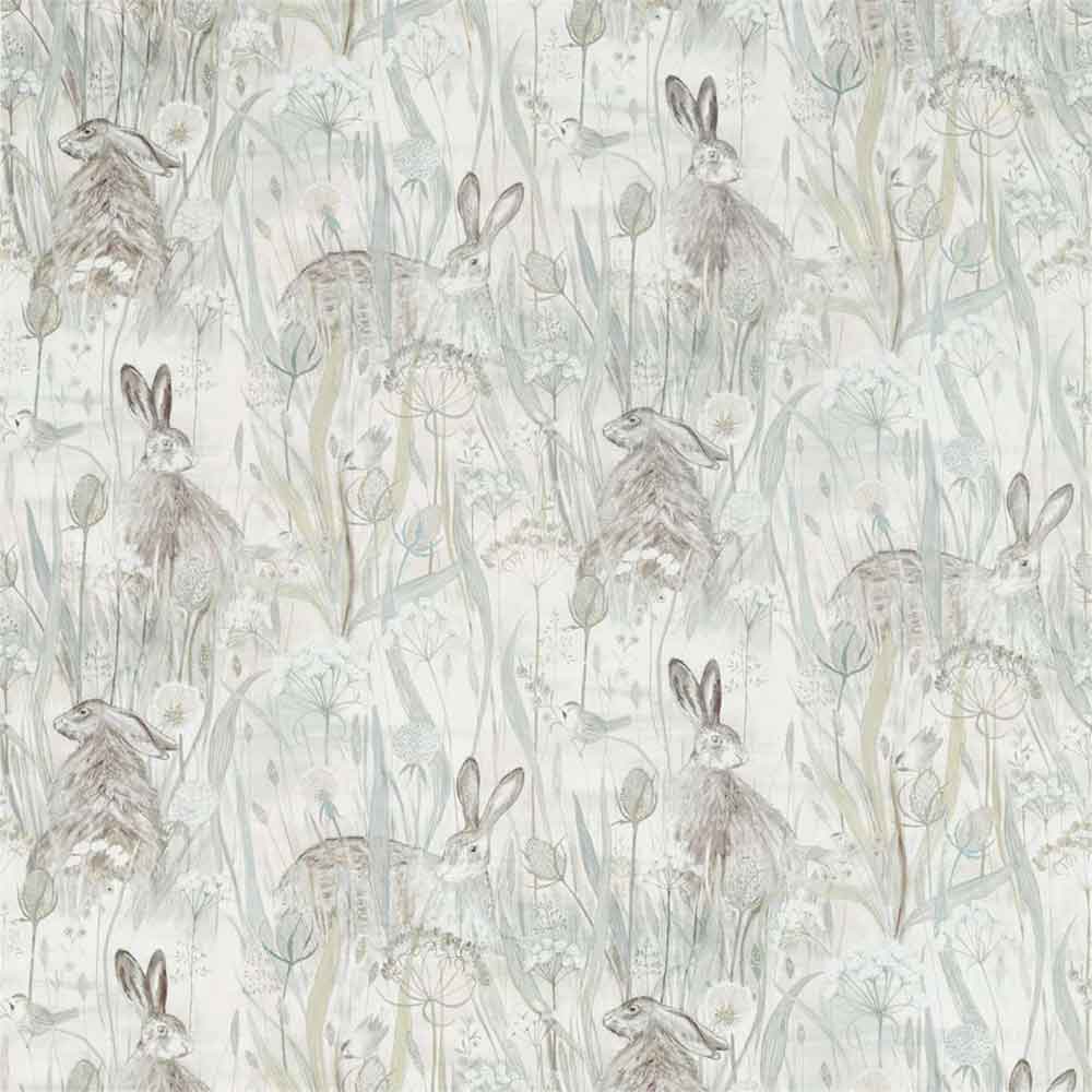 Dune Hares Mist & Pebble Fabric