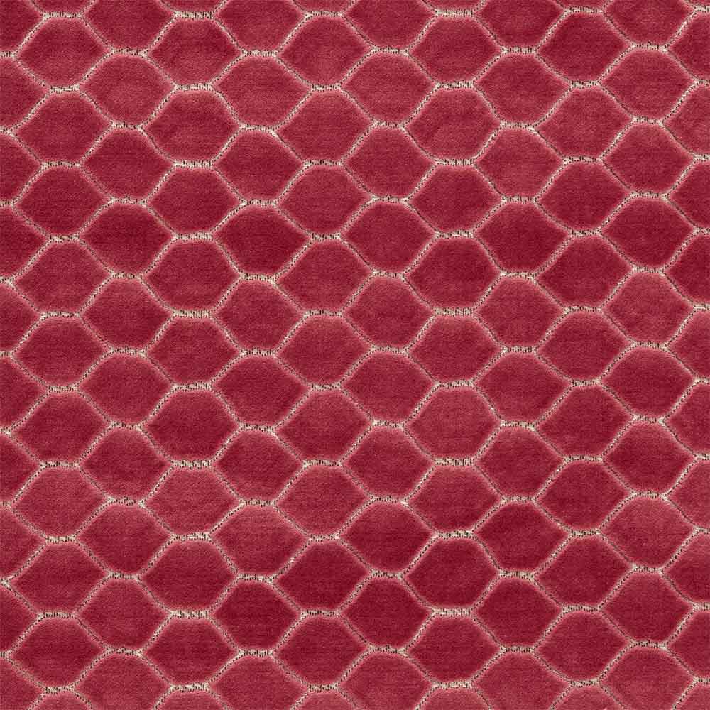 Faraday Velvet Carmine Fabric