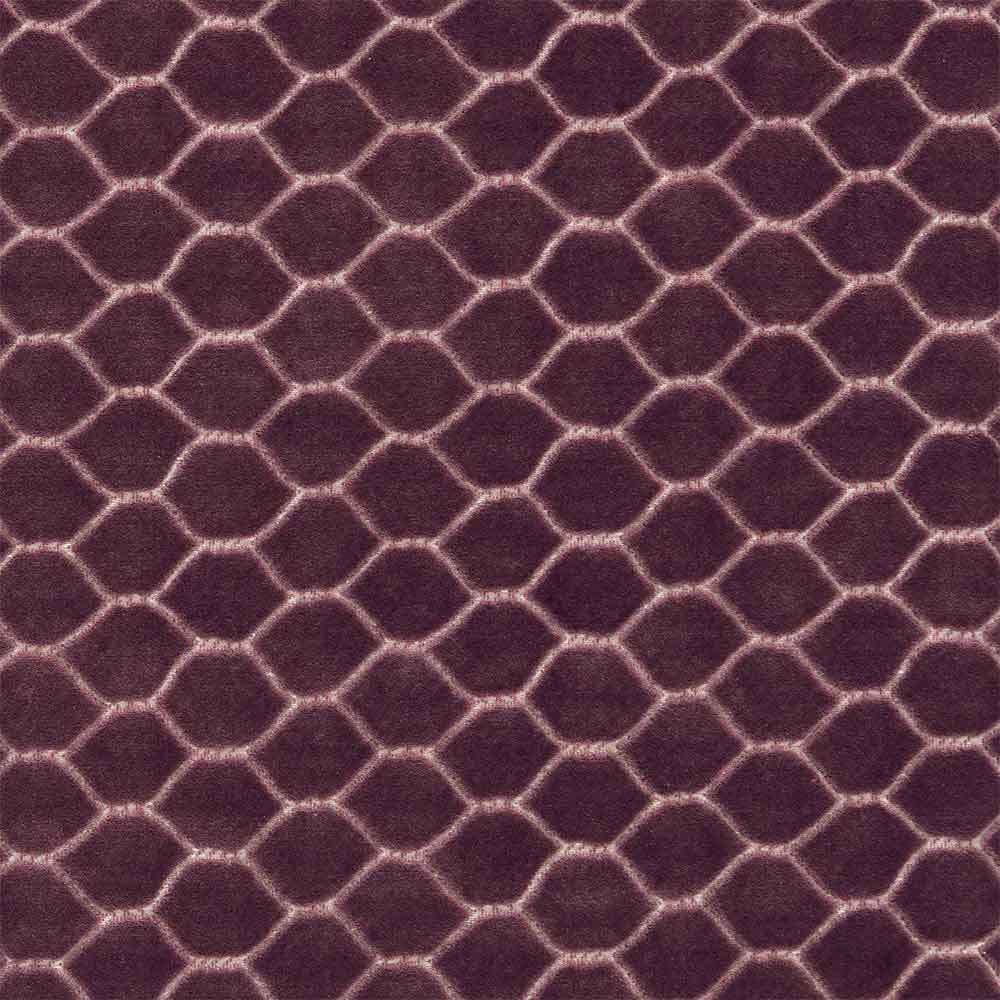 Faraday Velvet Plum Fabric