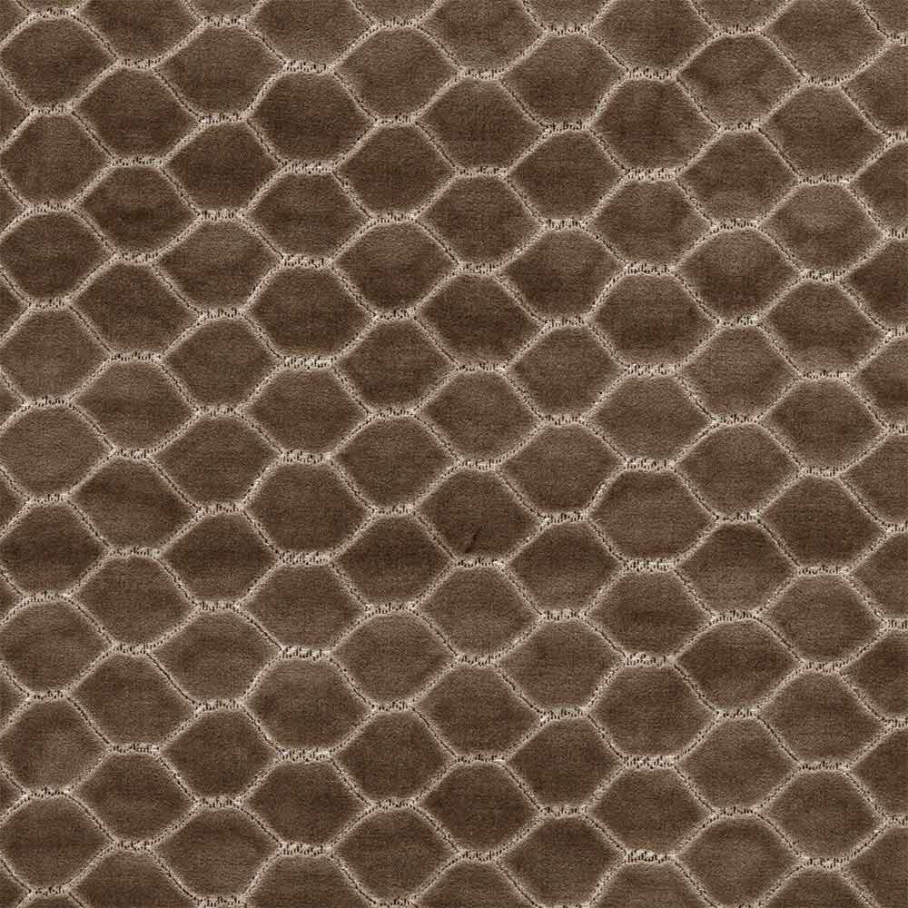 Faraday Velvet Walnut Fabric