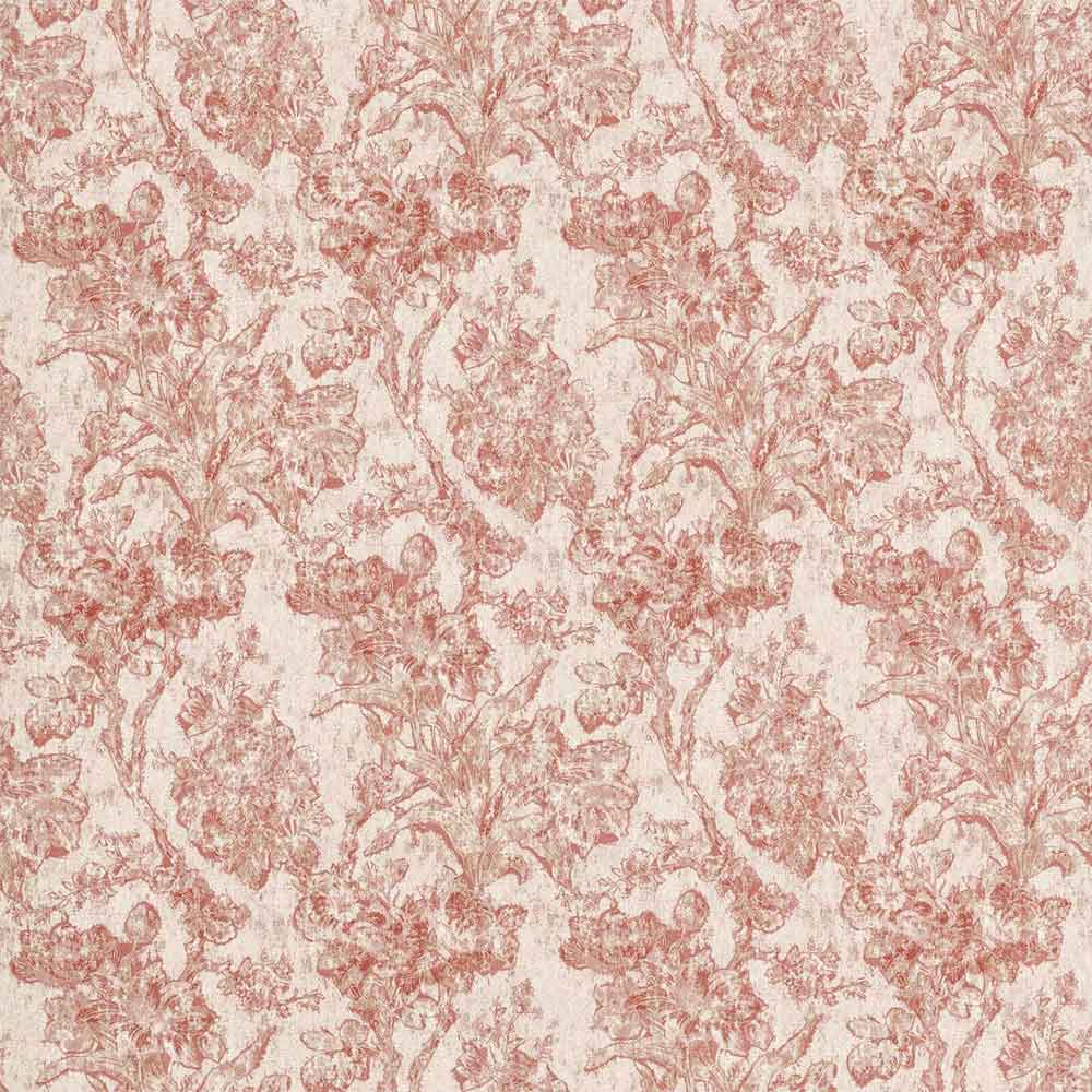 Fringed Tulip Toile Putty Fabric