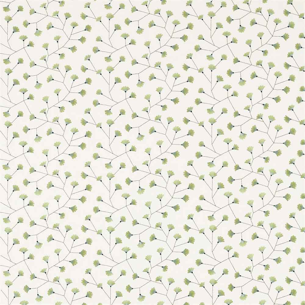 Gingko Trail Winter Rocket Fabric