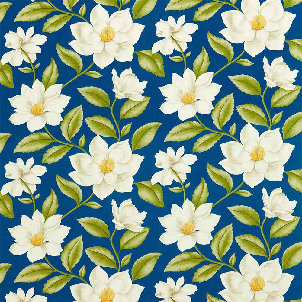 Grandiflora Bright Blue Fabric