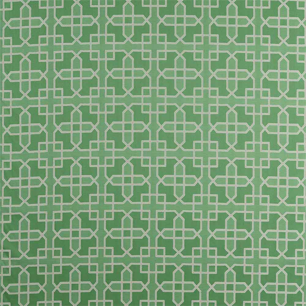 Hampton Weave Botanical Green Fabric