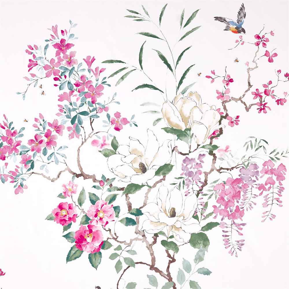 Magnolia & Blossom Cotton Blossom & Leaf Fabric