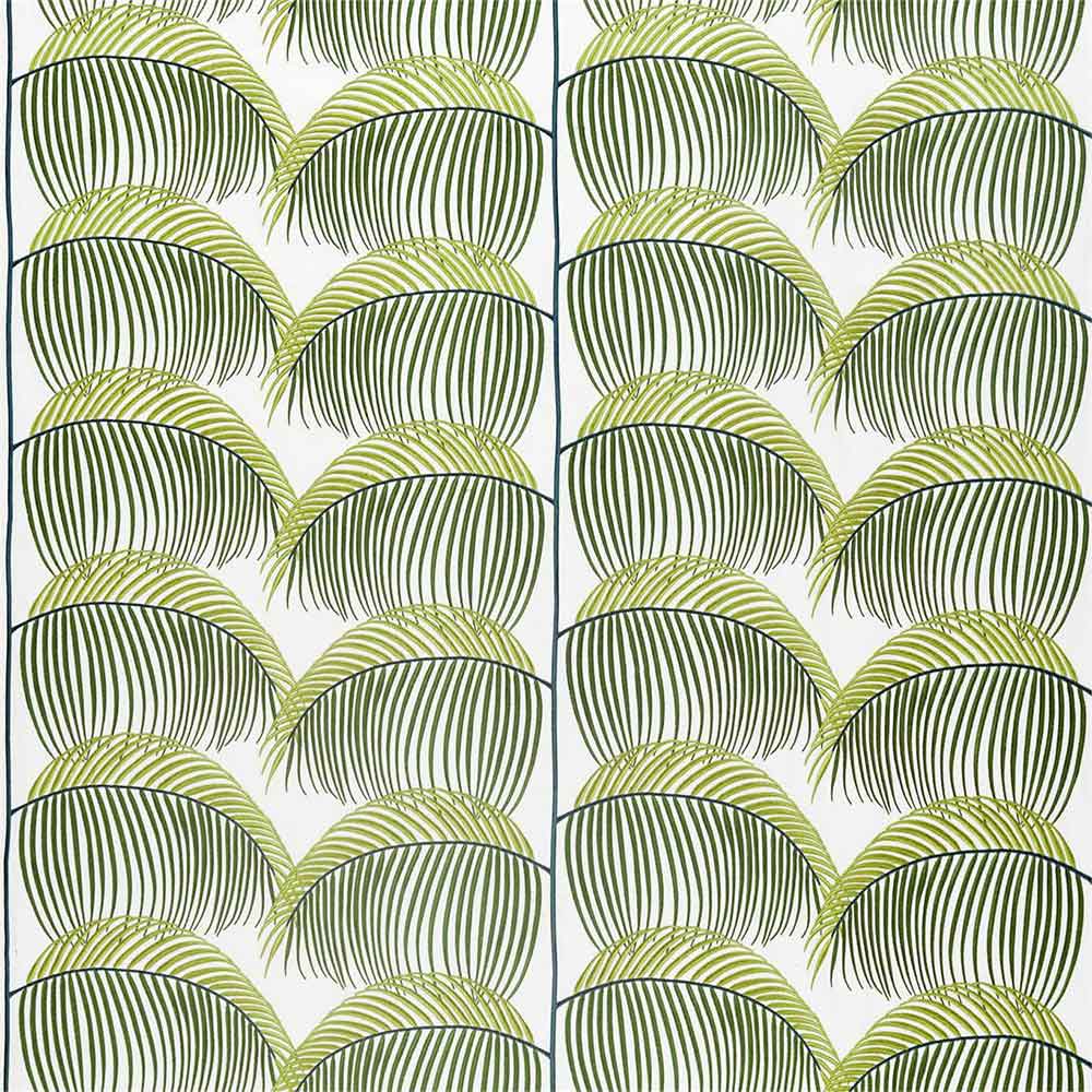 Manila Embroidery Lime Fabric