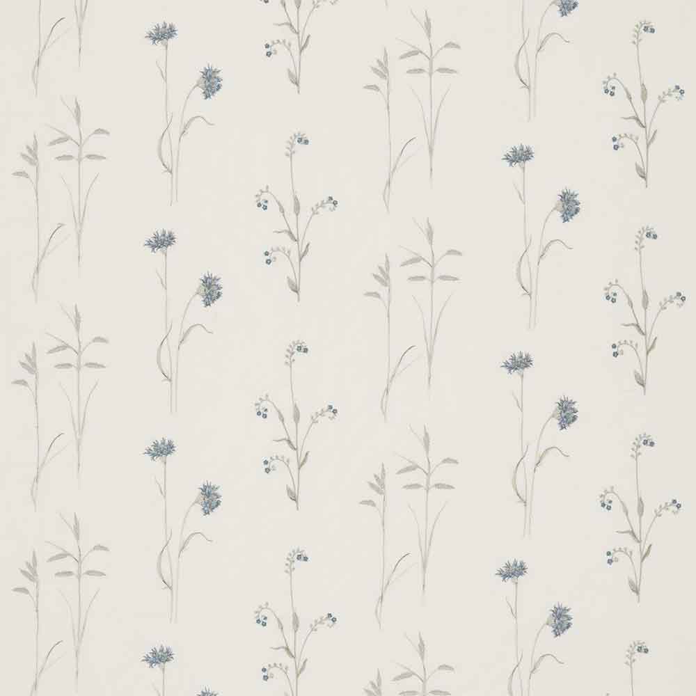 Meadow Grasses Cobalt & Chalk Fabric