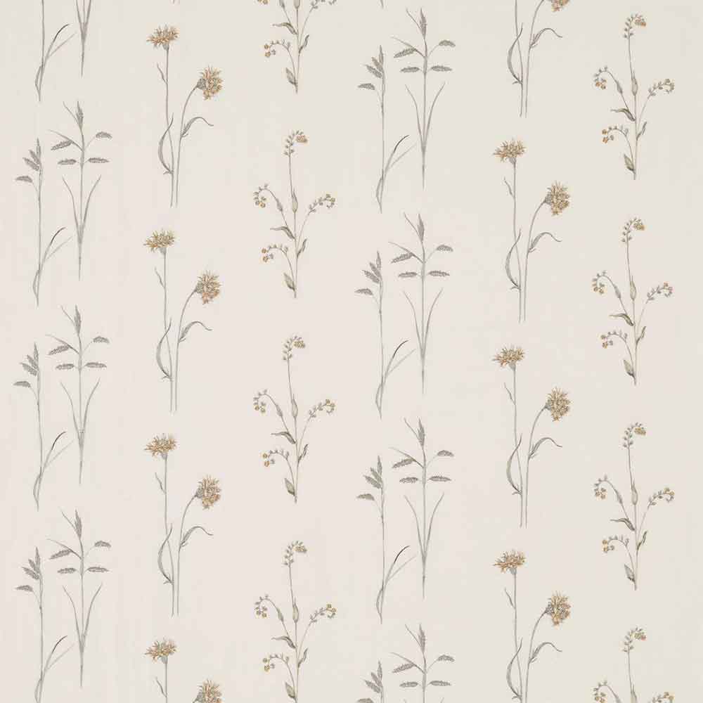 Meadow Grasses Sage & Honey Fabric