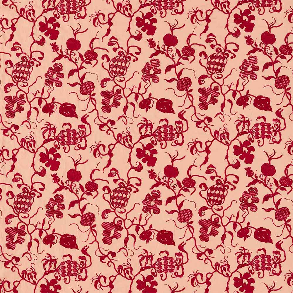 Mydsomer Pickings Conch & Madder Fabric