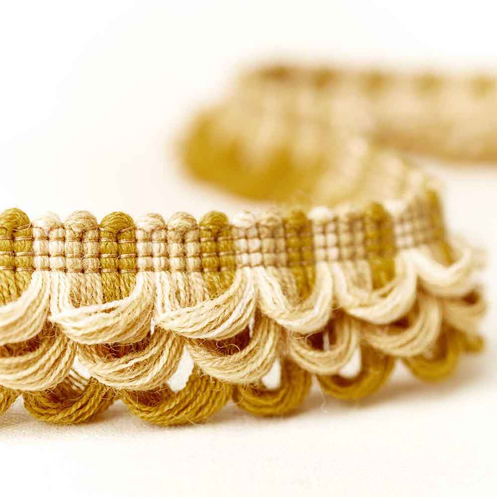 Nunwick Triple Loop Mustard Passementerie