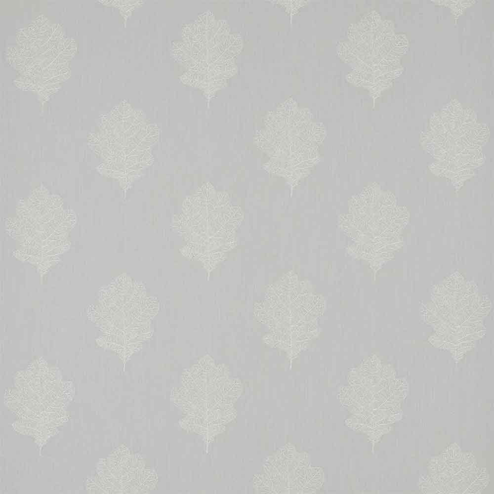 Oak Filigree Grey & Blue Fabric