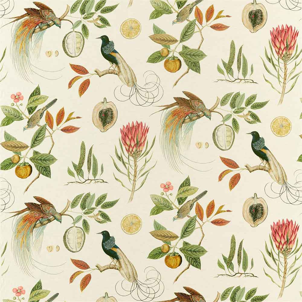 Paradesia Orange & Olive Fabric