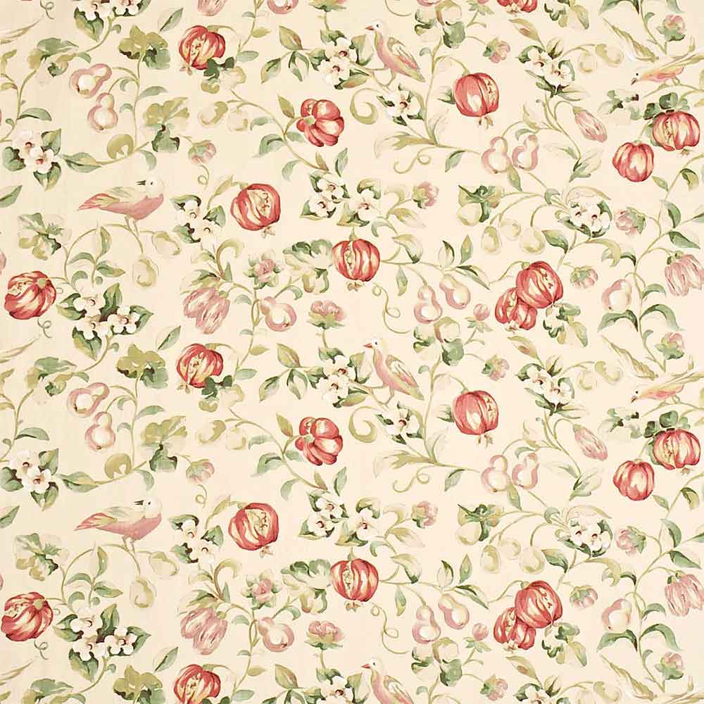 Pear & Pomegranate Mauve & Fennel Fabric