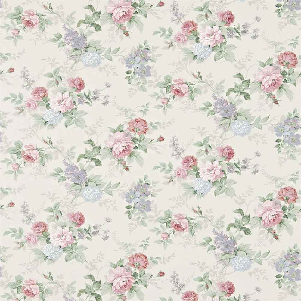 Rosamund Cream & Lilac Fabric