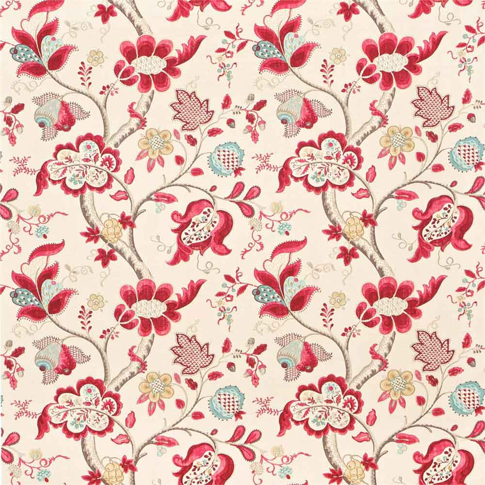 Roslyn Berry & Slate Fabric