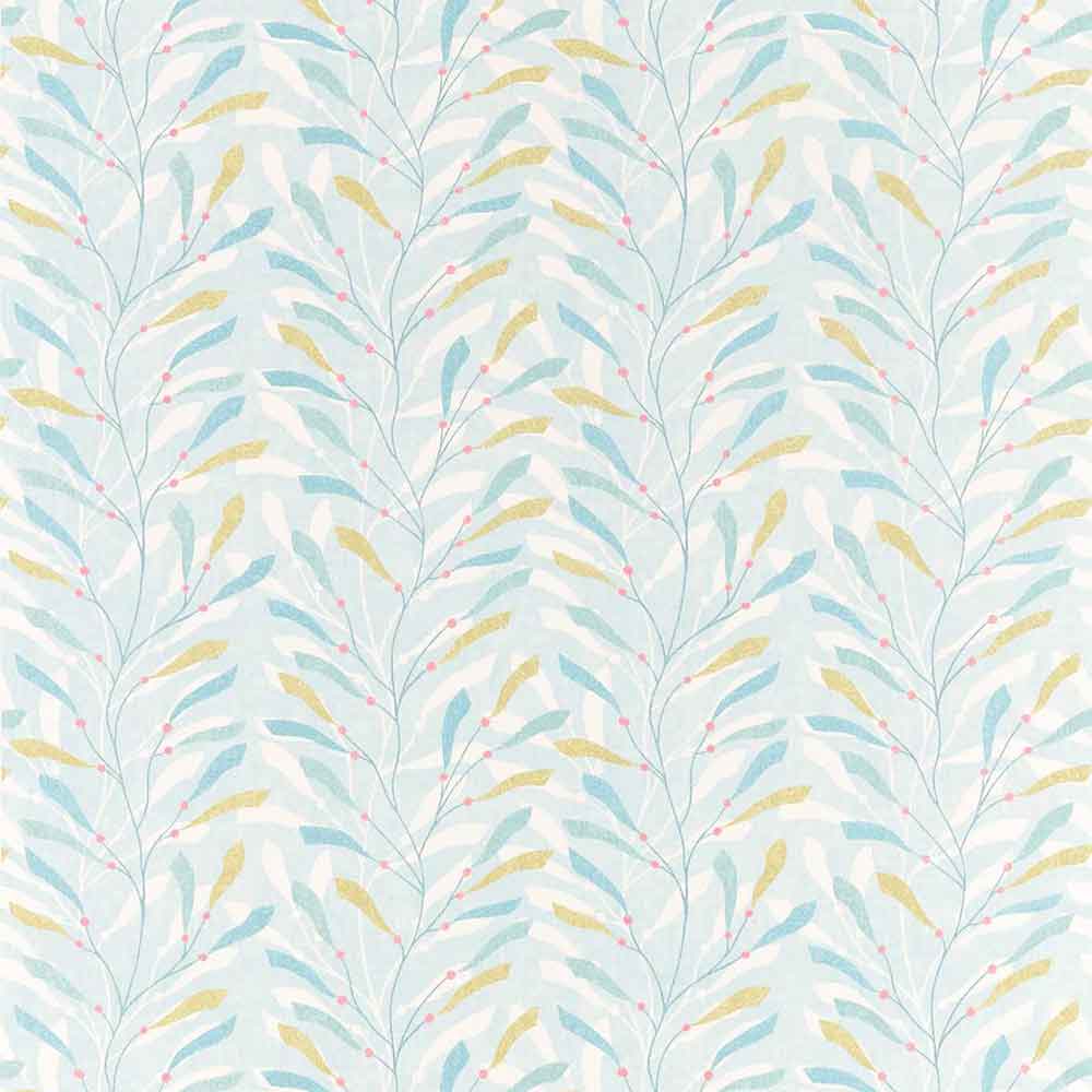 Sea Kelp Aqua & Lichen Fabric