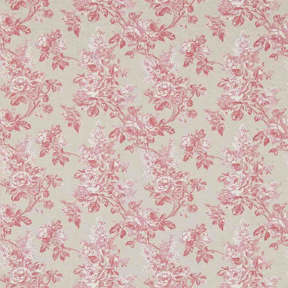 Sorilla Damask Rose & Linen Fabric