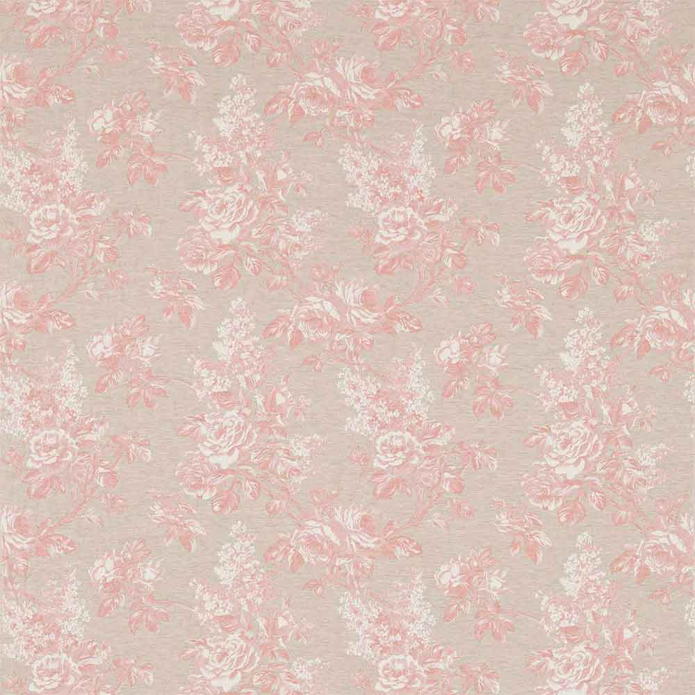 Sorilla Damask Shell Pink & Linen Fabric