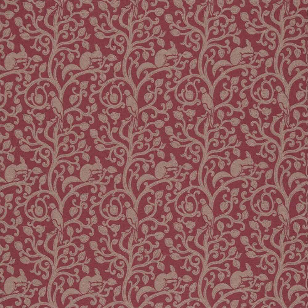 Squirrel & Dove Wool Cherry Fabric