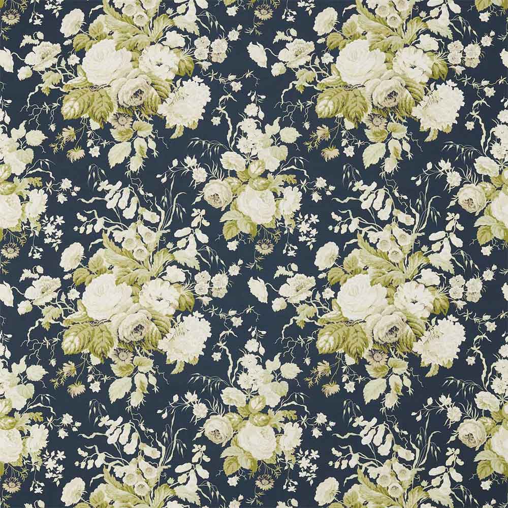 Stapleton Park Navy & Olive Fabric