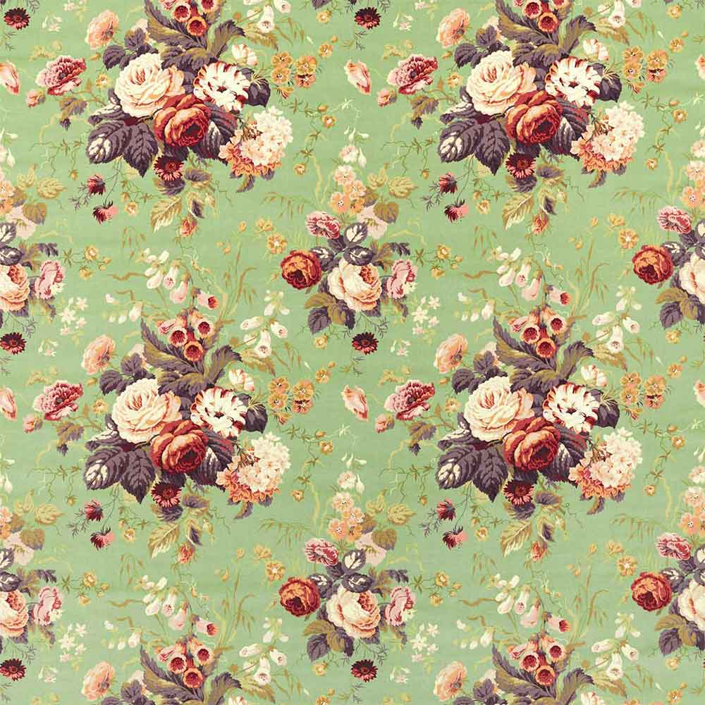 Stapleton Park Squirrel & Olive Fabric