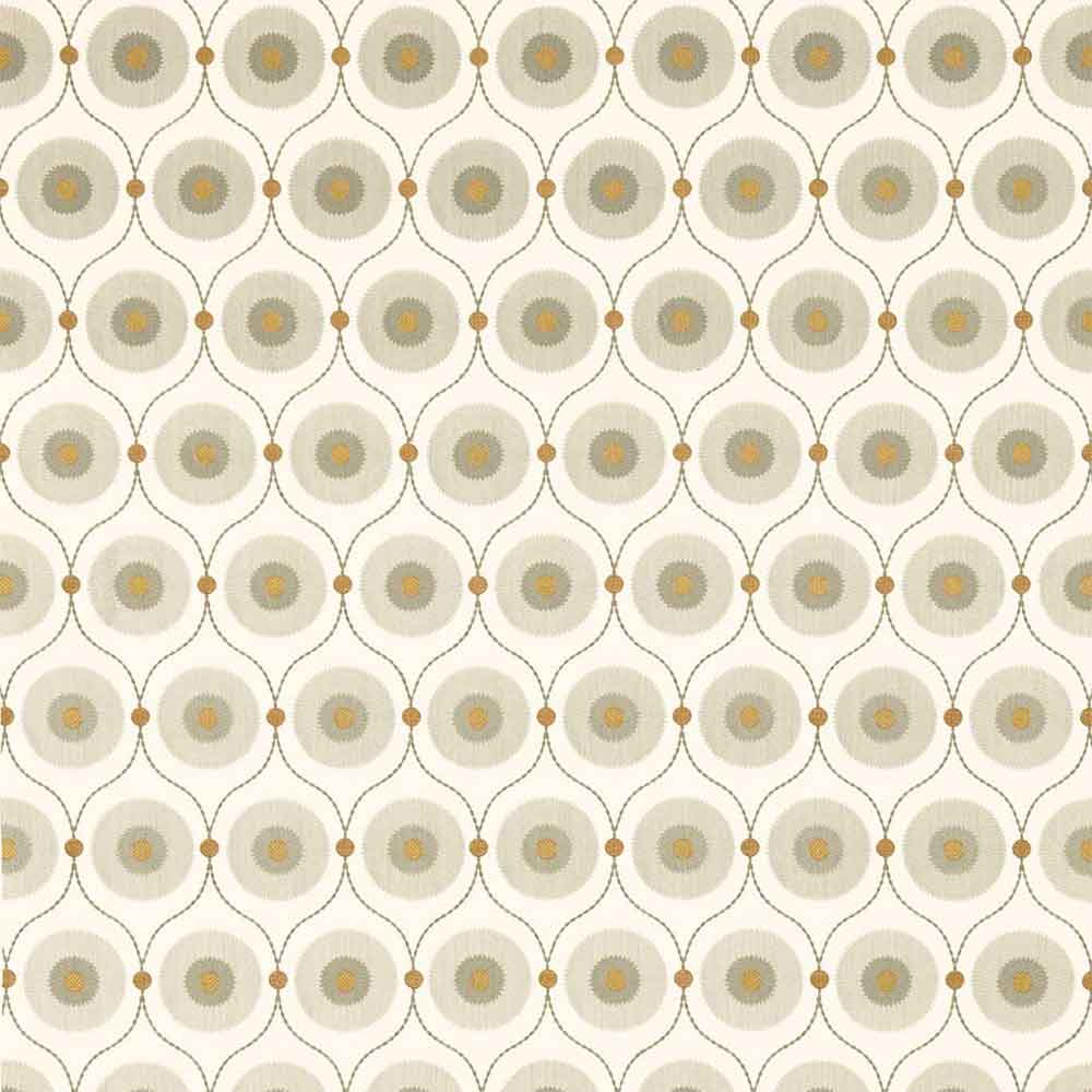 Starla Pewter & Gold Fabric