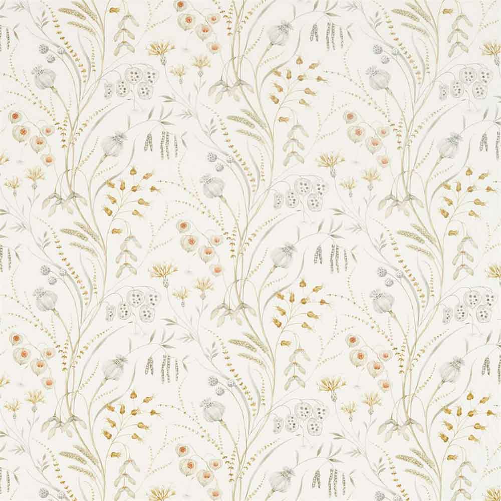 Summer Harvest Silver & Corn Fabric