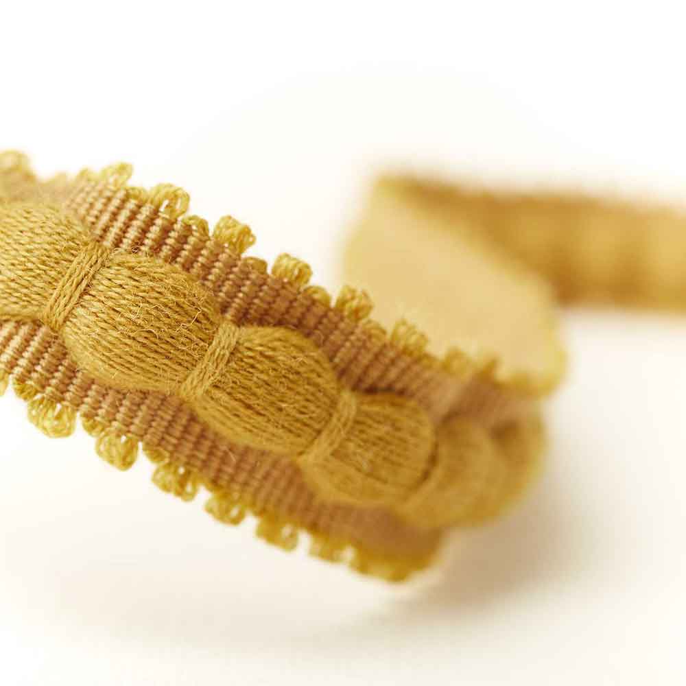 Thornborough Bobble Braid Mustard Passementerie