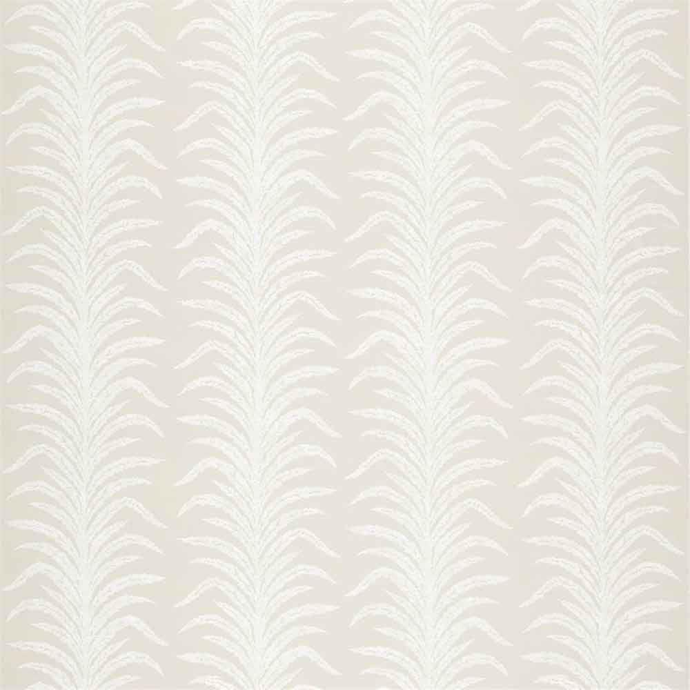 Tree Fern Weave Orchid White Fabric