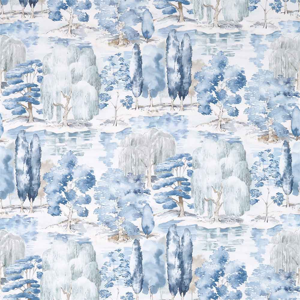 Waterperry Indigo Fabric