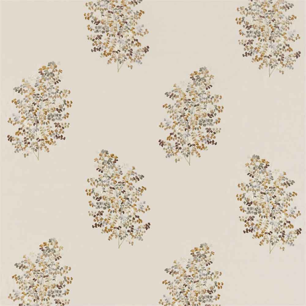 Wendell Embroidery Honey & Grey Fabric