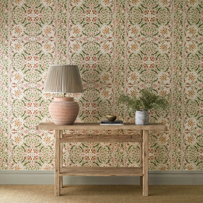 Walthamstow Rose & Nettle Wallpaper