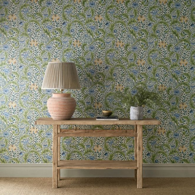 Wild Tulip & Vine Nettle & Woad Wallpaper