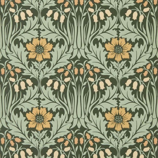 Woodbell & Anemone Bayleaf & Manilla Wallpaper