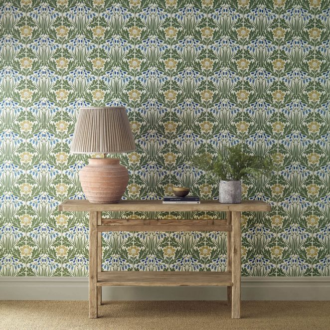 Woodbell & Anemone Woad & Nettle Wallpaper